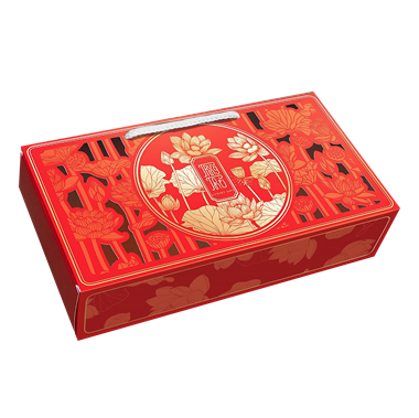 Hình ảnh củaHỘP TRUNG THU 2 BÁNH SEN PHÚ QUÝ ĐỎ