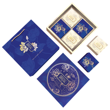 Hình ảnh củaHỘP TRUNG THU 4 BÁNH SEN PHÚ QUÝ XANH