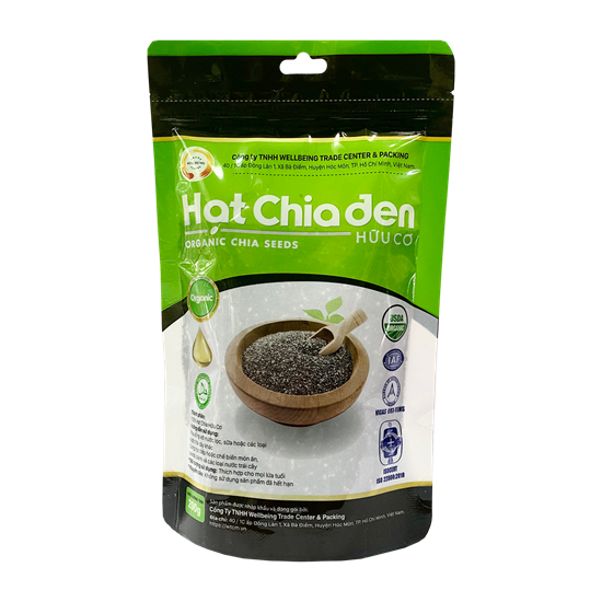 HẠT CHIA ĐEN HỮU CƠ VANA Baking & Sweet