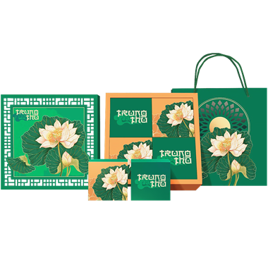 Hình ảnh củaHỘP TRUNG THU 4 BÁNH LIÊN HOA CÁT TƯỜNG