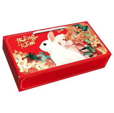 Hình ảnh củaHỘP TRUNG THU 2 BÁNH THỎ NGỌC ĐỎ