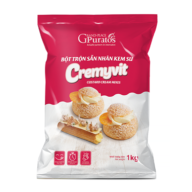 Hình ảnh củaBỘT TRỘN SẴN NHÂN CUSTARD CREAMYVIT