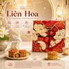 Picture of HỘP TRUNG THU 4 BÁNH LIÊN HOA ĐỎ
