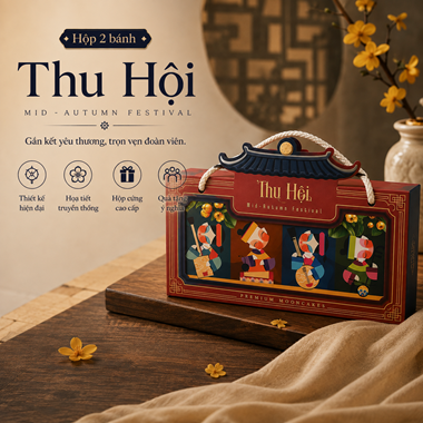 Hình ảnh củaHỘP TRUNG THU 2 BÁNH THU HỘI